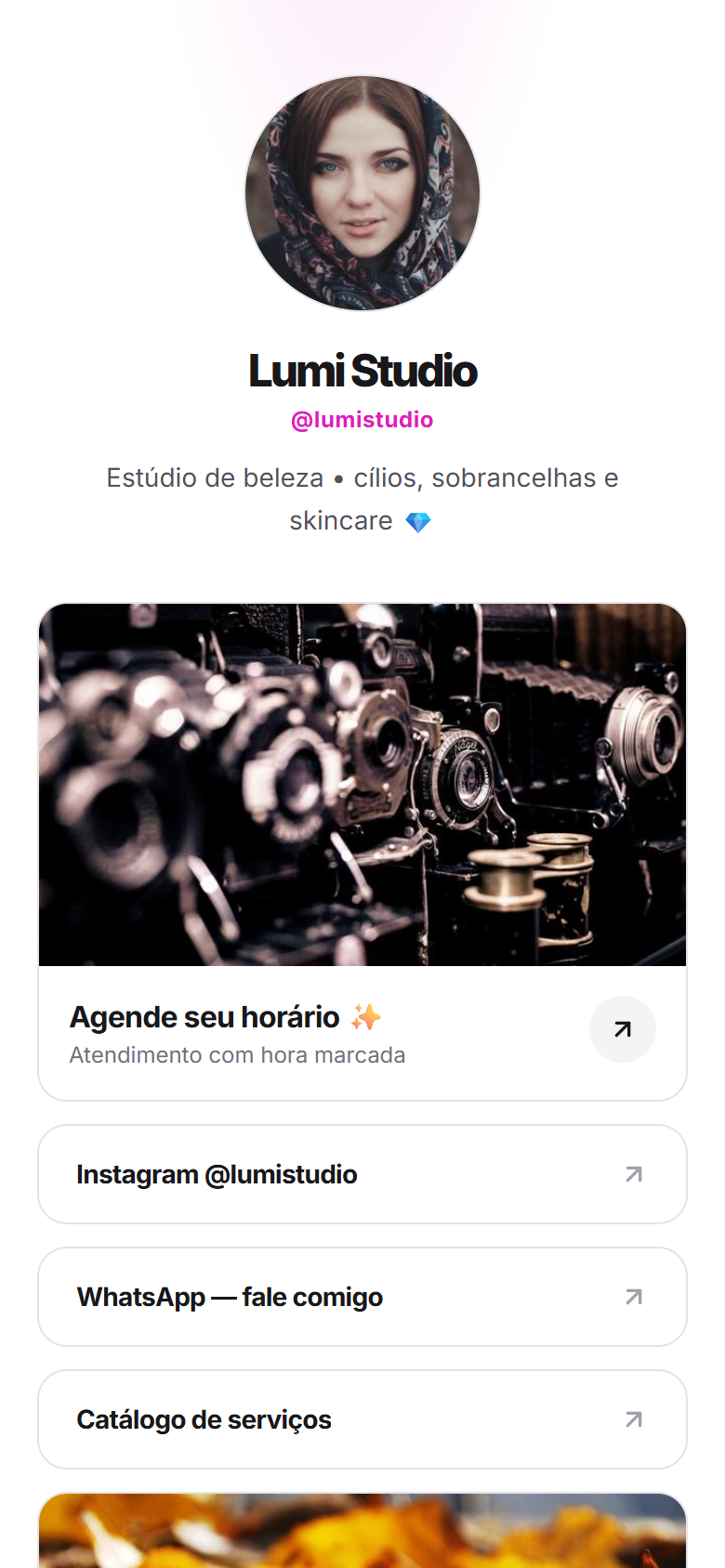 Print do app — acesso do cliente